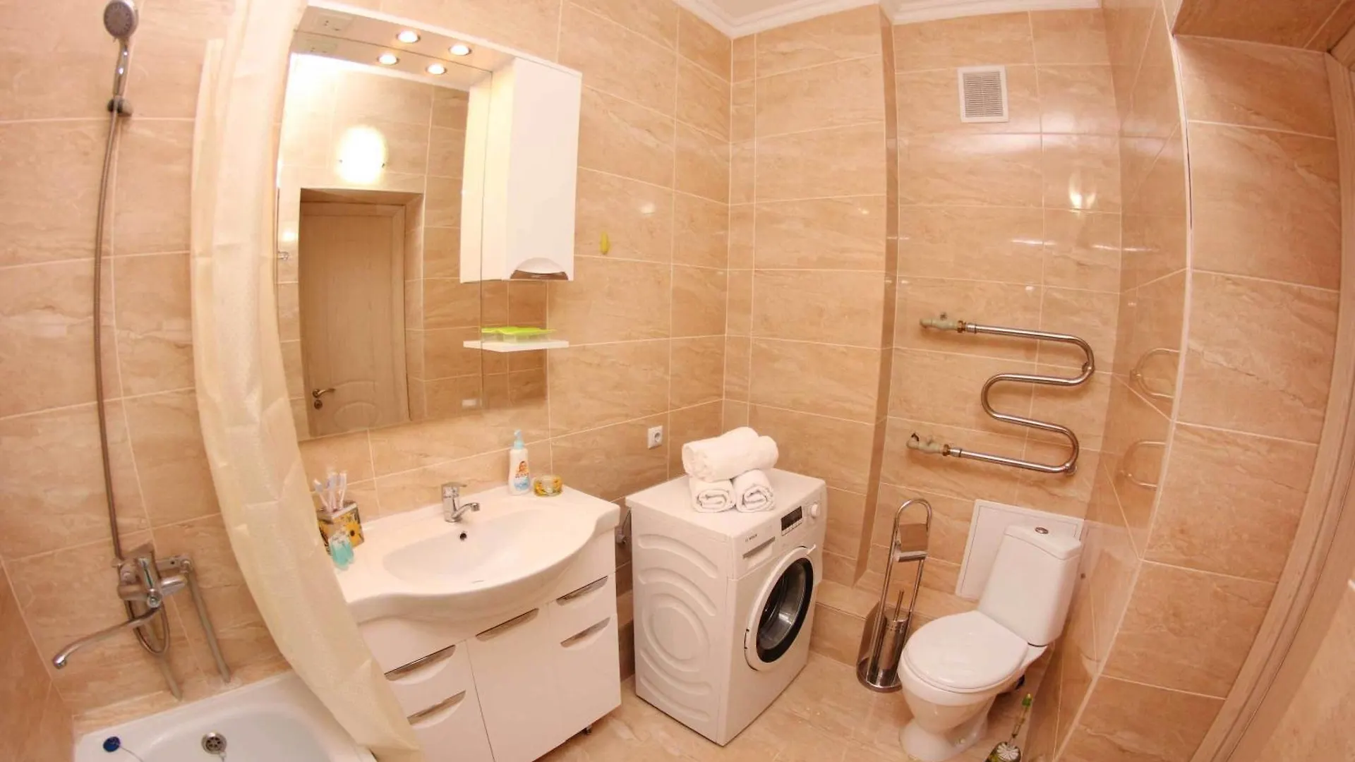 Апартаменты В Современном Районе Выбор Путешественника Almaty Apartment